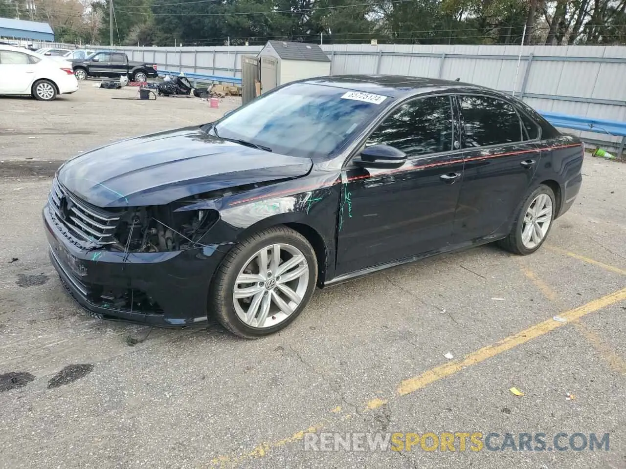 1 Photograph of a damaged car 1VWLA7A39KC012027 VOLKSWAGEN PASSAT 2019