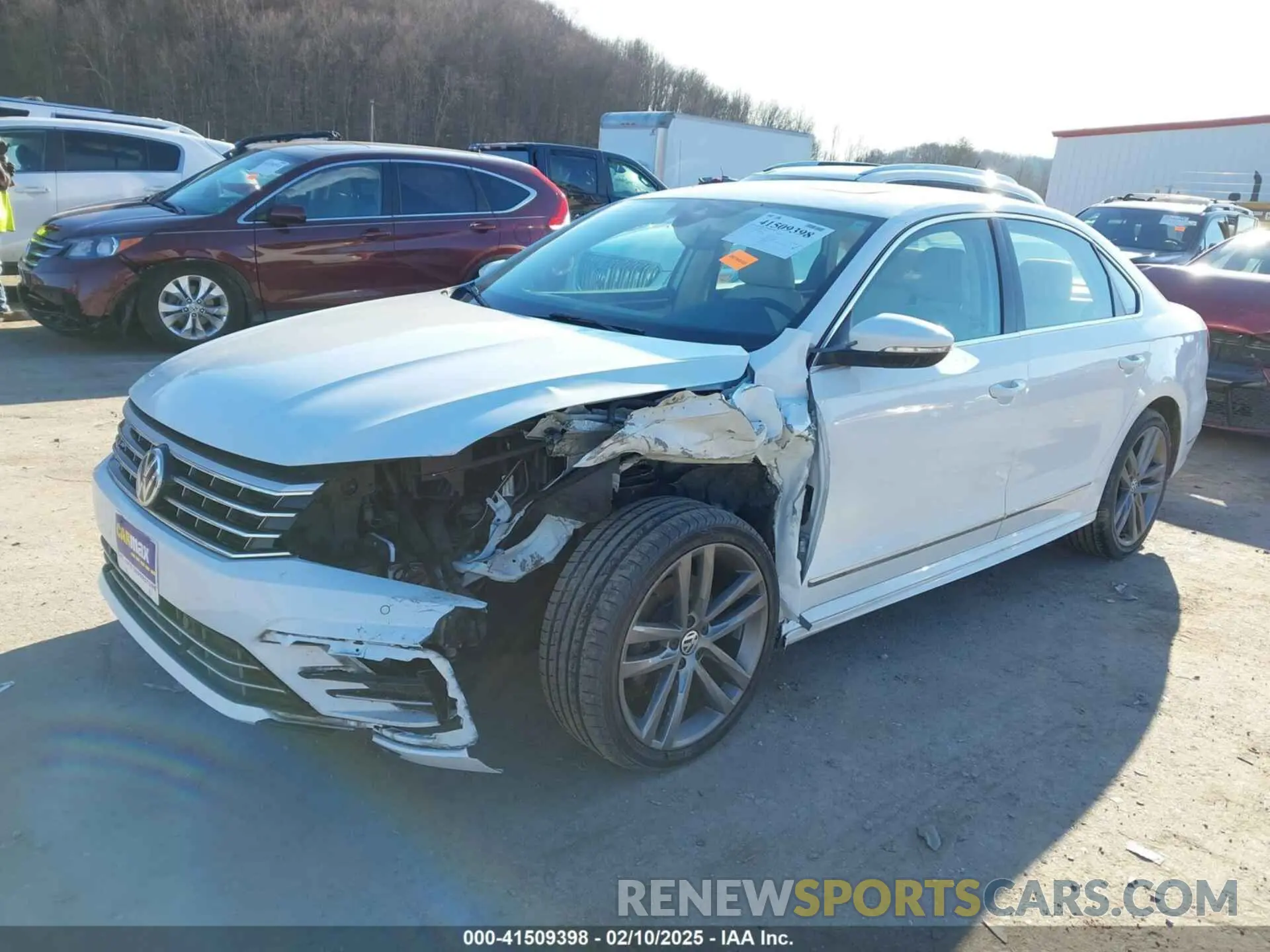 2 Photograph of a damaged car 1VWMA7A32KC012553 VOLKSWAGEN PASSAT 2019