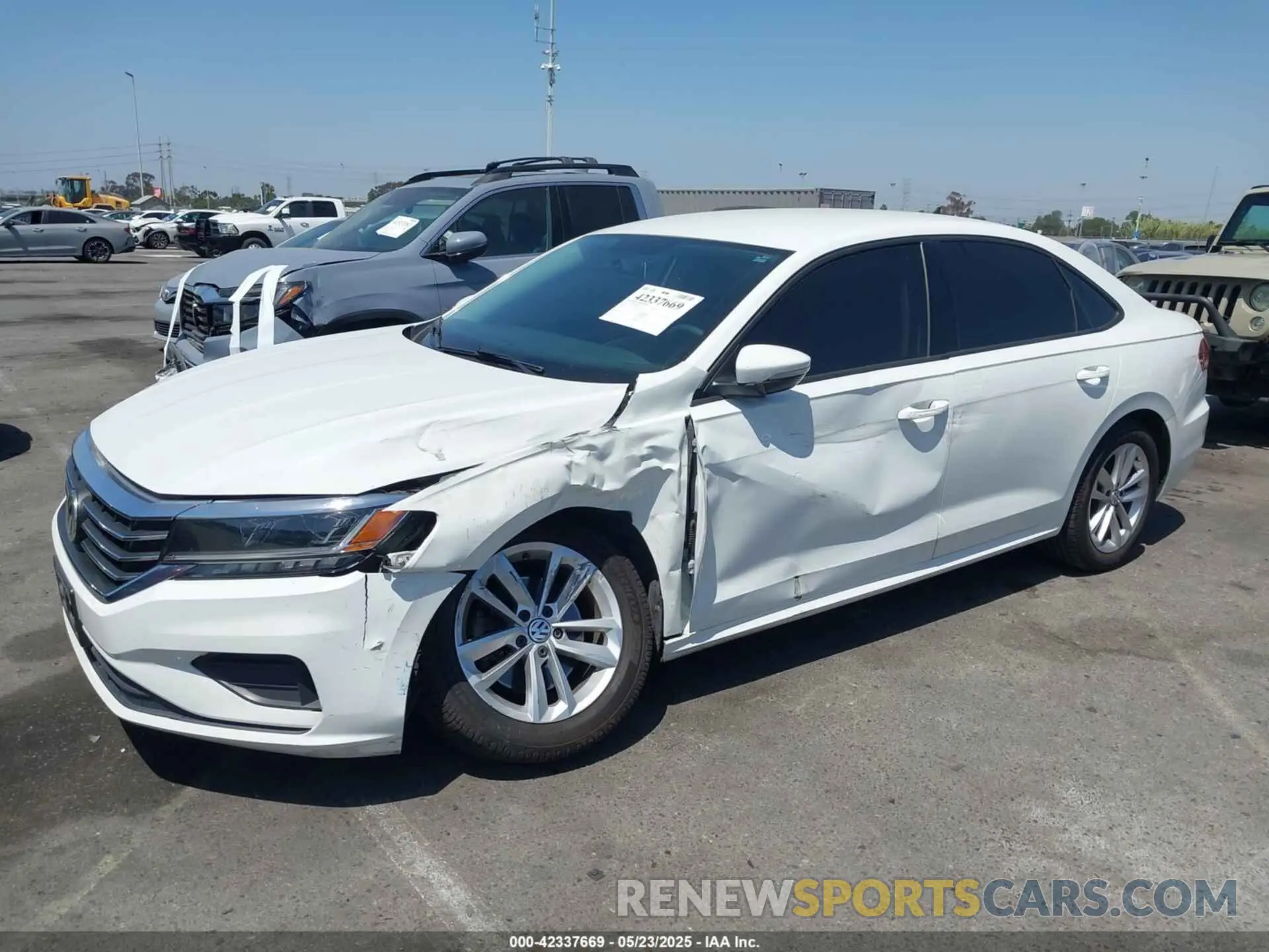 2 Photograph of a damaged car 1VWAA7A35LC013541 VOLKSWAGEN PASSAT 2020