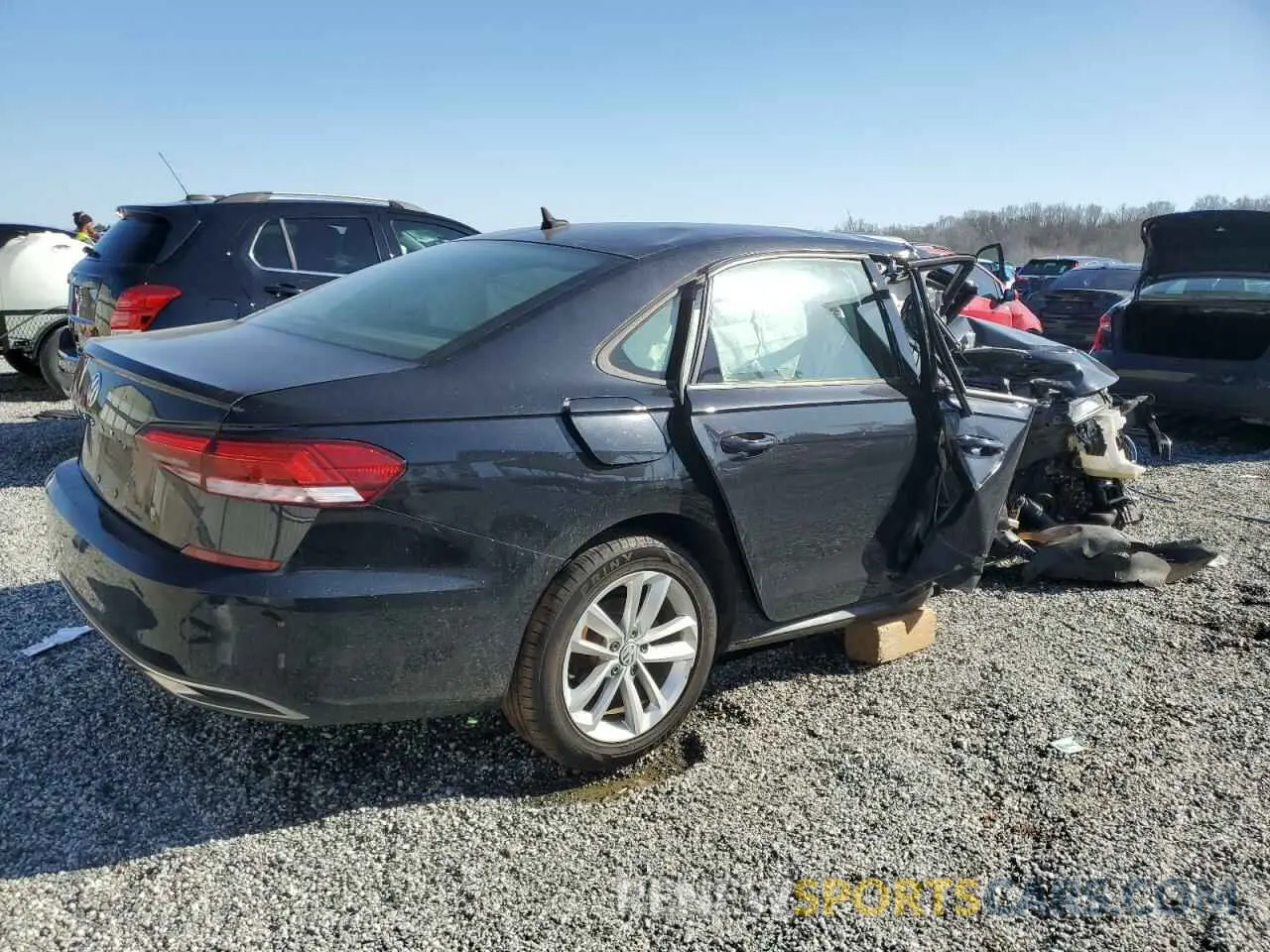 3 Photograph of a damaged car 1VWAA7A39LC020945 VOLKSWAGEN PASSAT 2020