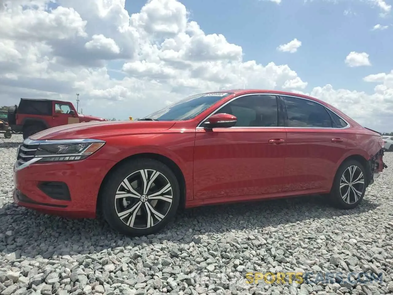 1 Photograph of a damaged car 1VWCA7A32LC024893 VOLKSWAGEN PASSAT 2020