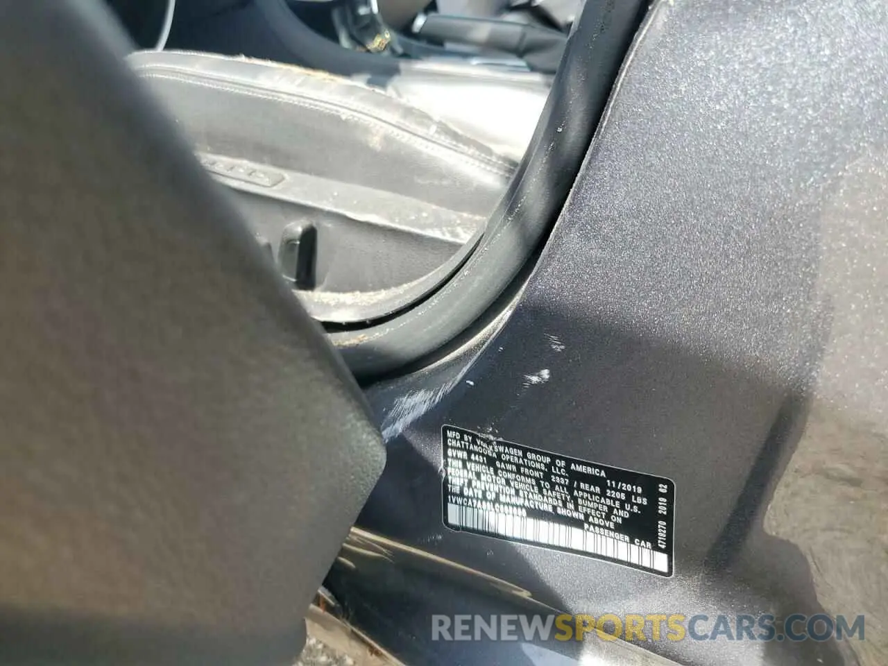 12 Photograph of a damaged car 1VWCA7A39LC005600 VOLKSWAGEN PASSAT 2020