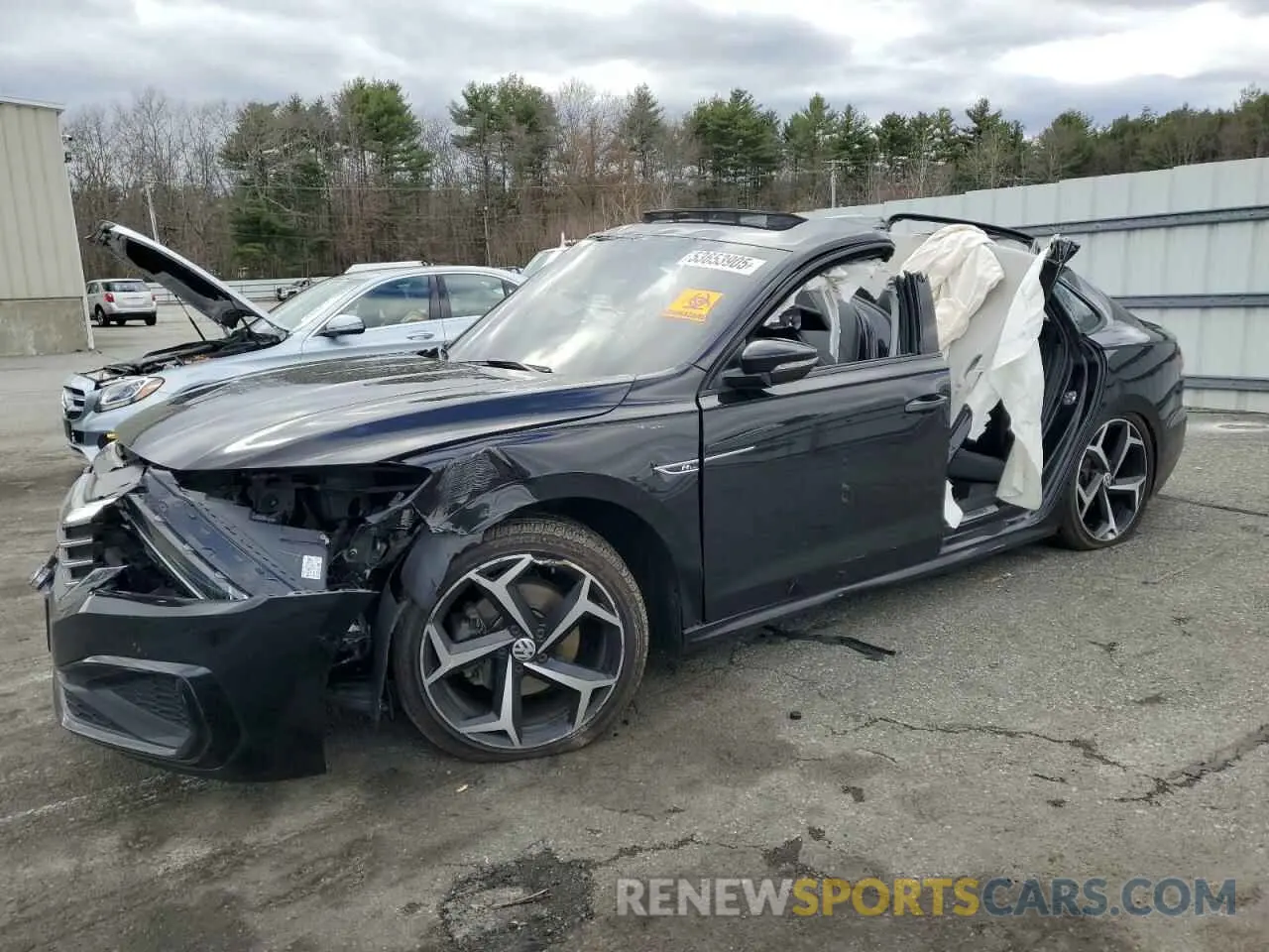 1 Photograph of a damaged car 1VWMA7A30LC024296 VOLKSWAGEN PASSAT 2020