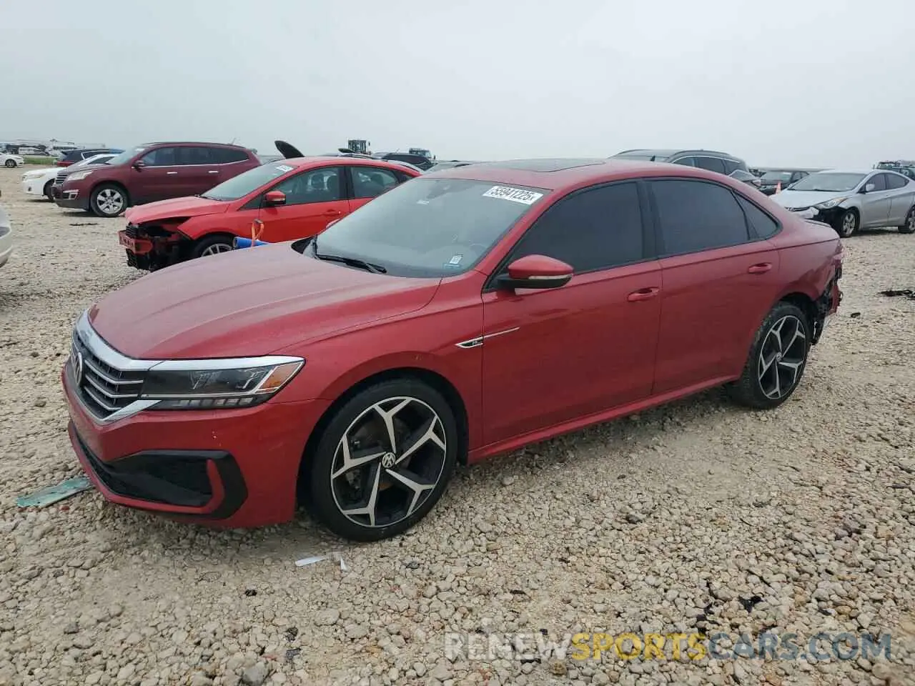 1 Photograph of a damaged car 1VWMA7A31LC011573 VOLKSWAGEN PASSAT 2020