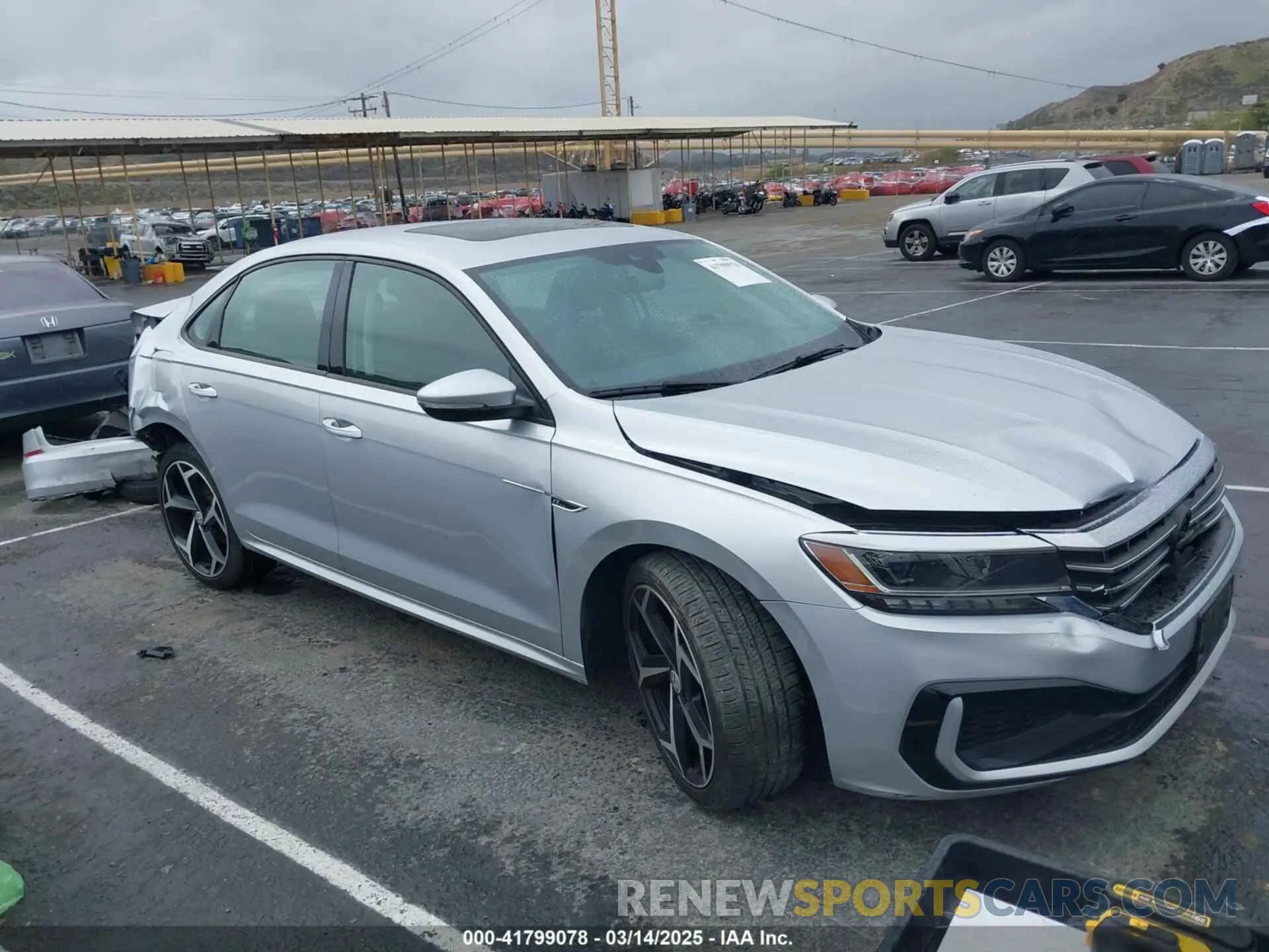 1 Photograph of a damaged car 1VWMA7A31LC014540 VOLKSWAGEN PASSAT 2020