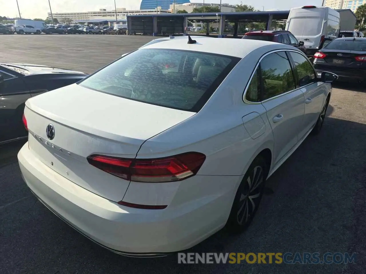 4 Photograph of a damaged car 1VWSA7A30LC014553 VOLKSWAGEN PASSAT 2020