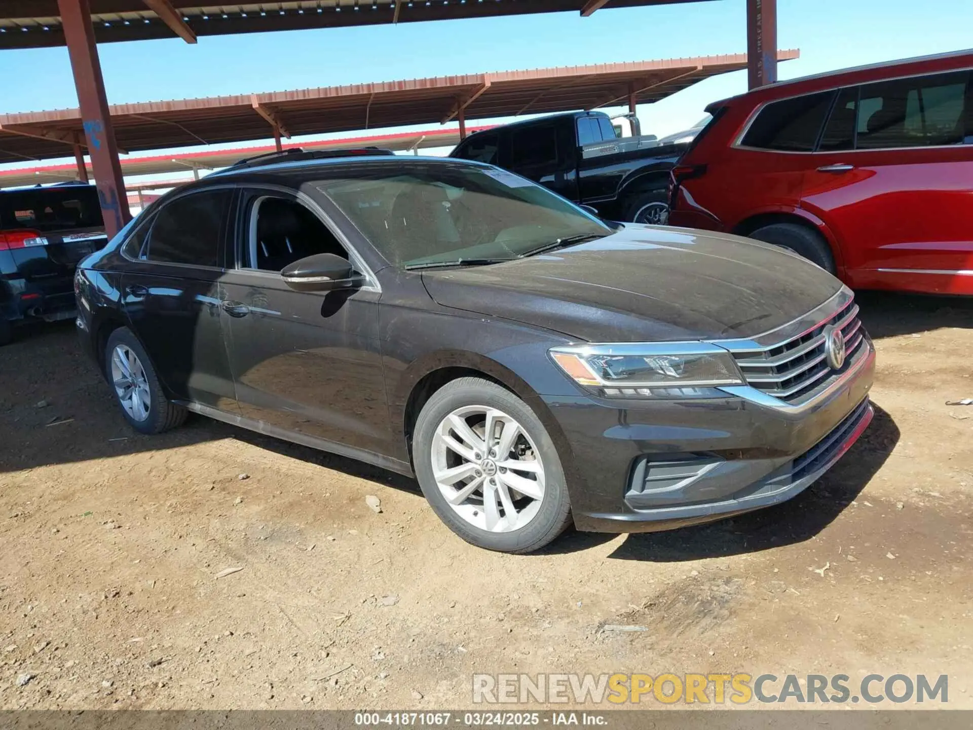 1 Photograph of a damaged car 1VWSA7A33LC006155 VOLKSWAGEN PASSAT 2020
