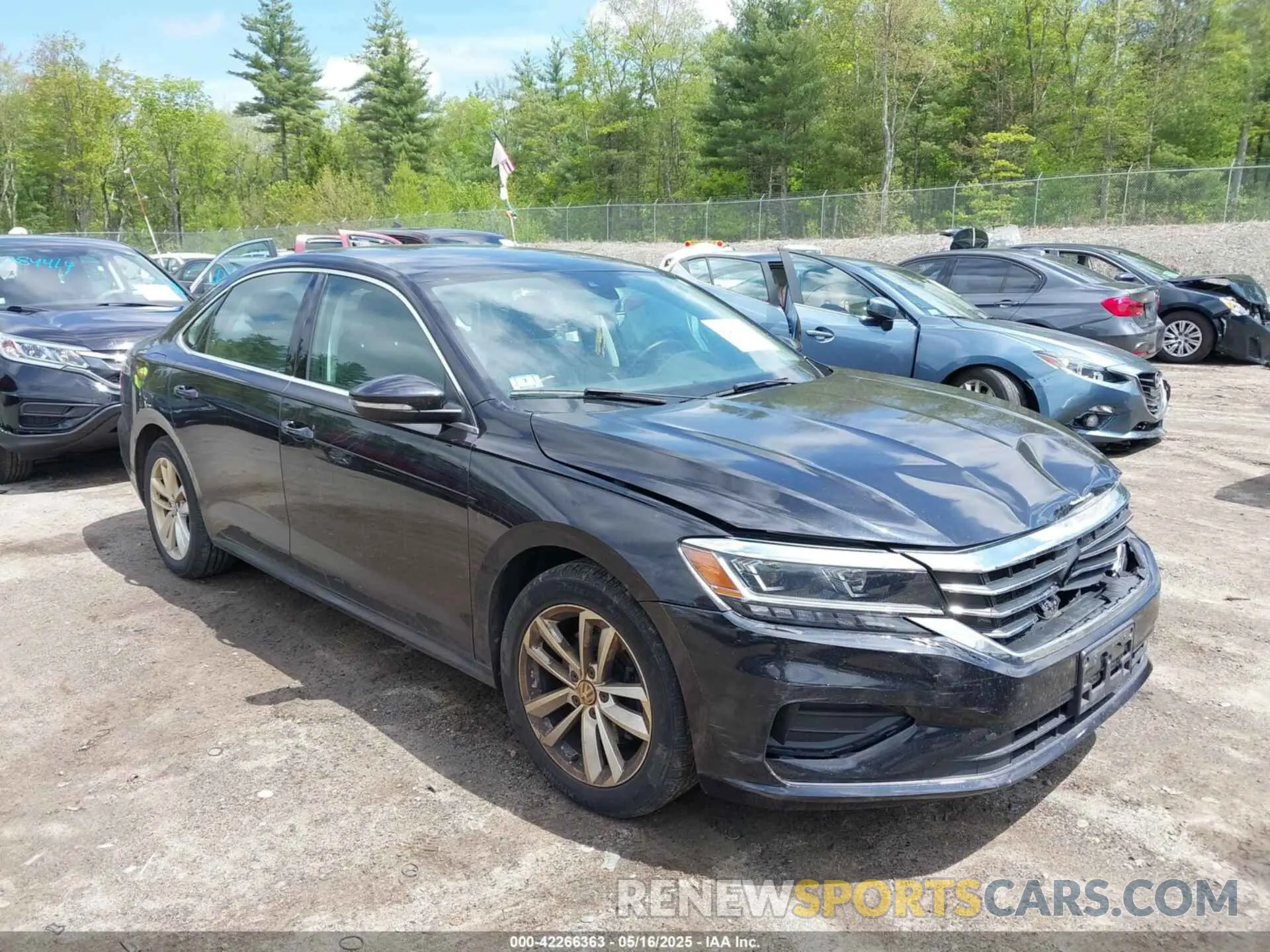 1 Photograph of a damaged car 1VWSA7A33LC011372 VOLKSWAGEN PASSAT 2020