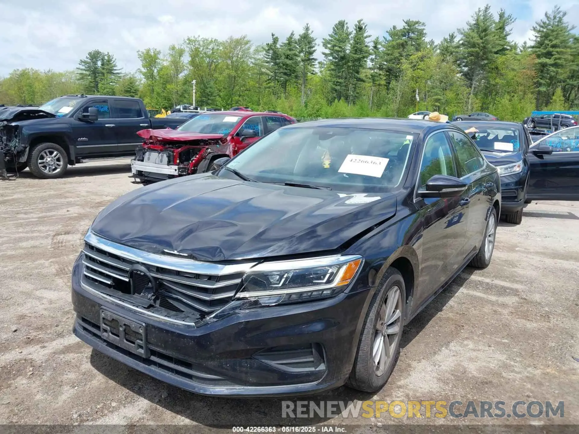 2 Photograph of a damaged car 1VWSA7A33LC011372 VOLKSWAGEN PASSAT 2020