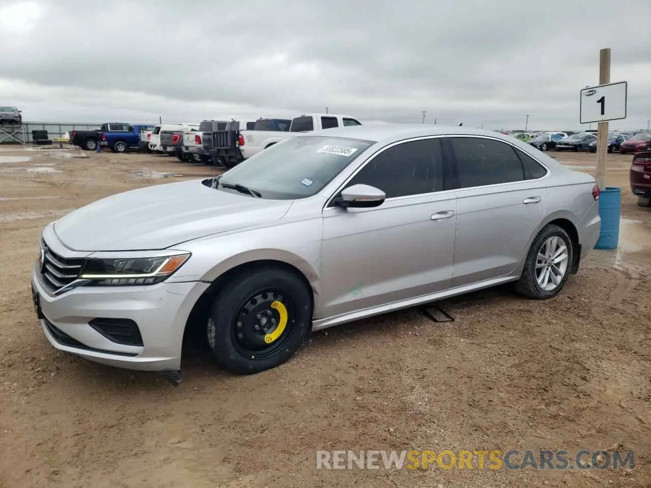 1 Photograph of a damaged car 1VWSA7A34LC018430 VOLKSWAGEN PASSAT 2020