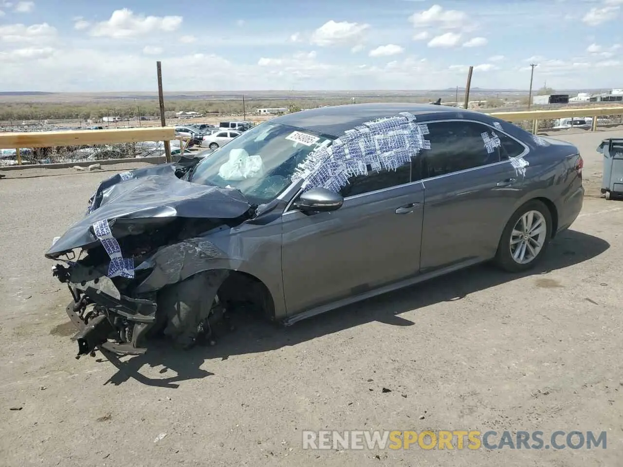 1 Photograph of a damaged car 1VWSA7A38LC009567 VOLKSWAGEN PASSAT 2020