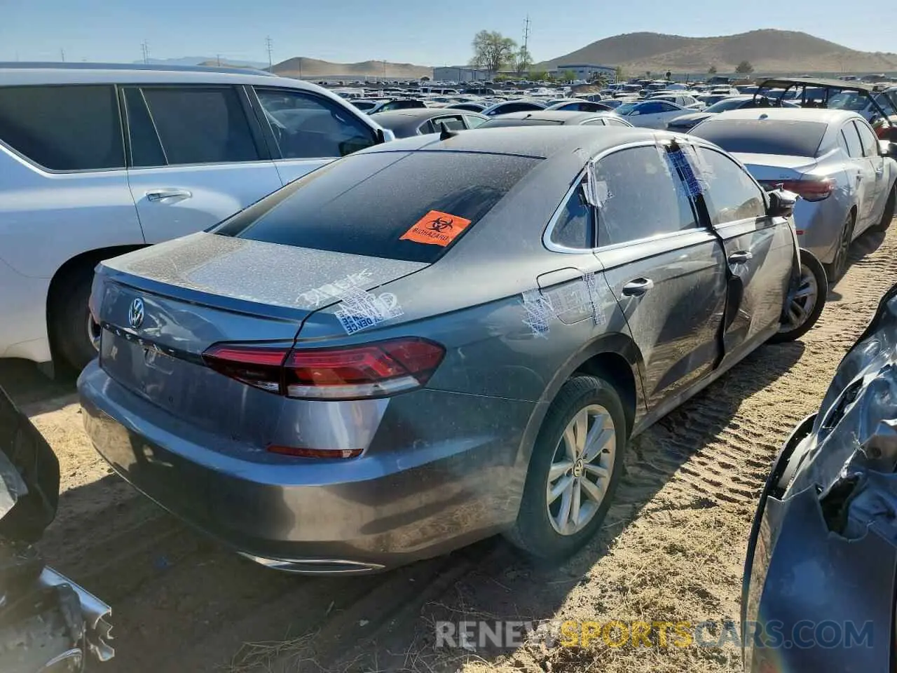 3 Photograph of a damaged car 1VWSA7A38LC009567 VOLKSWAGEN PASSAT 2020