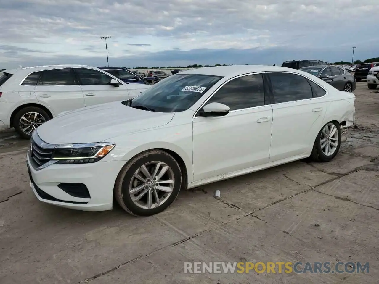 1 Photograph of a damaged car 1VWSA7A38LC016633 VOLKSWAGEN PASSAT 2020