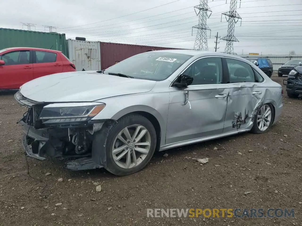 1 Photograph of a damaged car 1VWSA7A39LC013904 VOLKSWAGEN PASSAT 2020