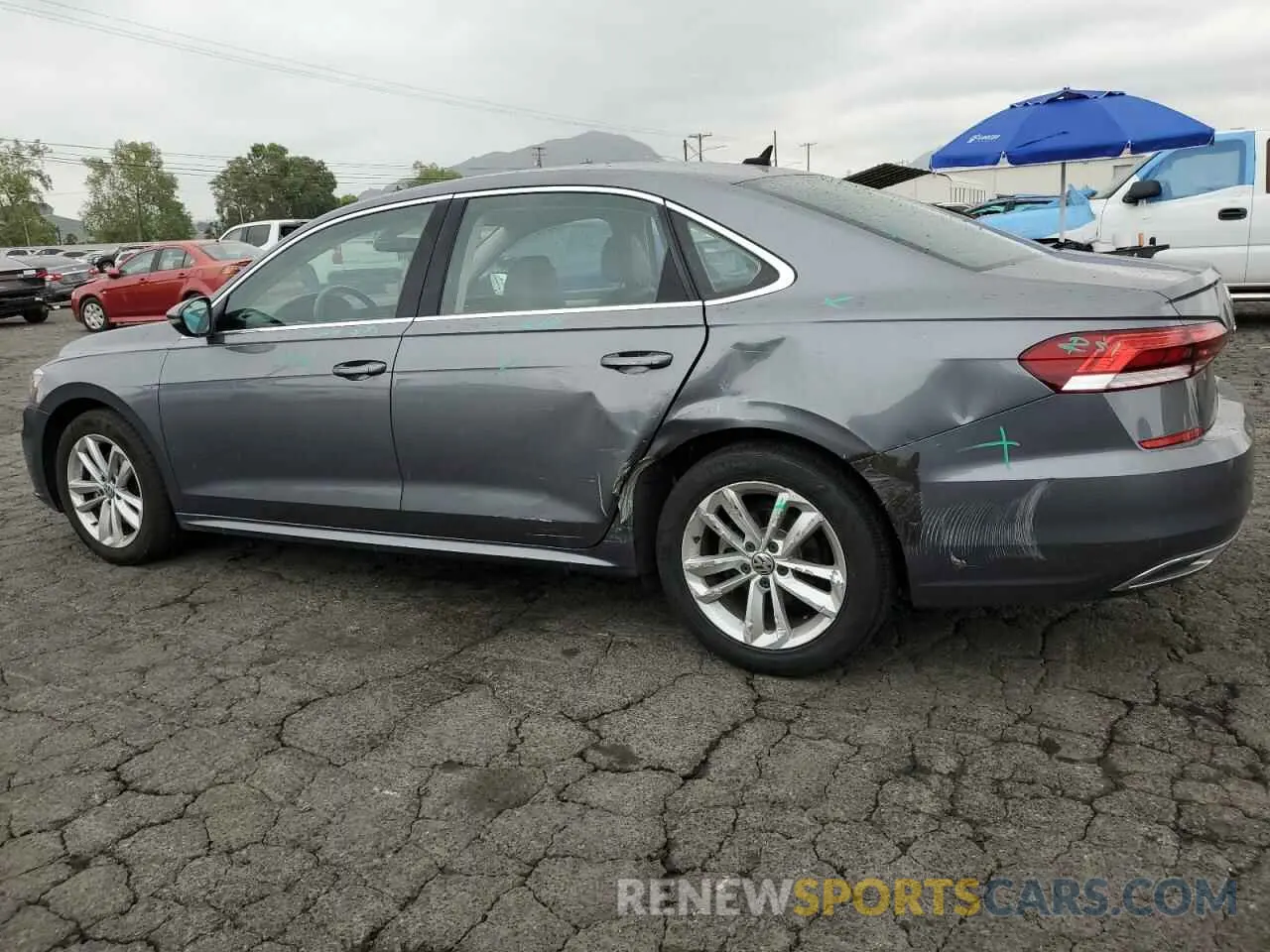 2 Photograph of a damaged car 1VWSA7A3XLC025589 VOLKSWAGEN PASSAT 2020