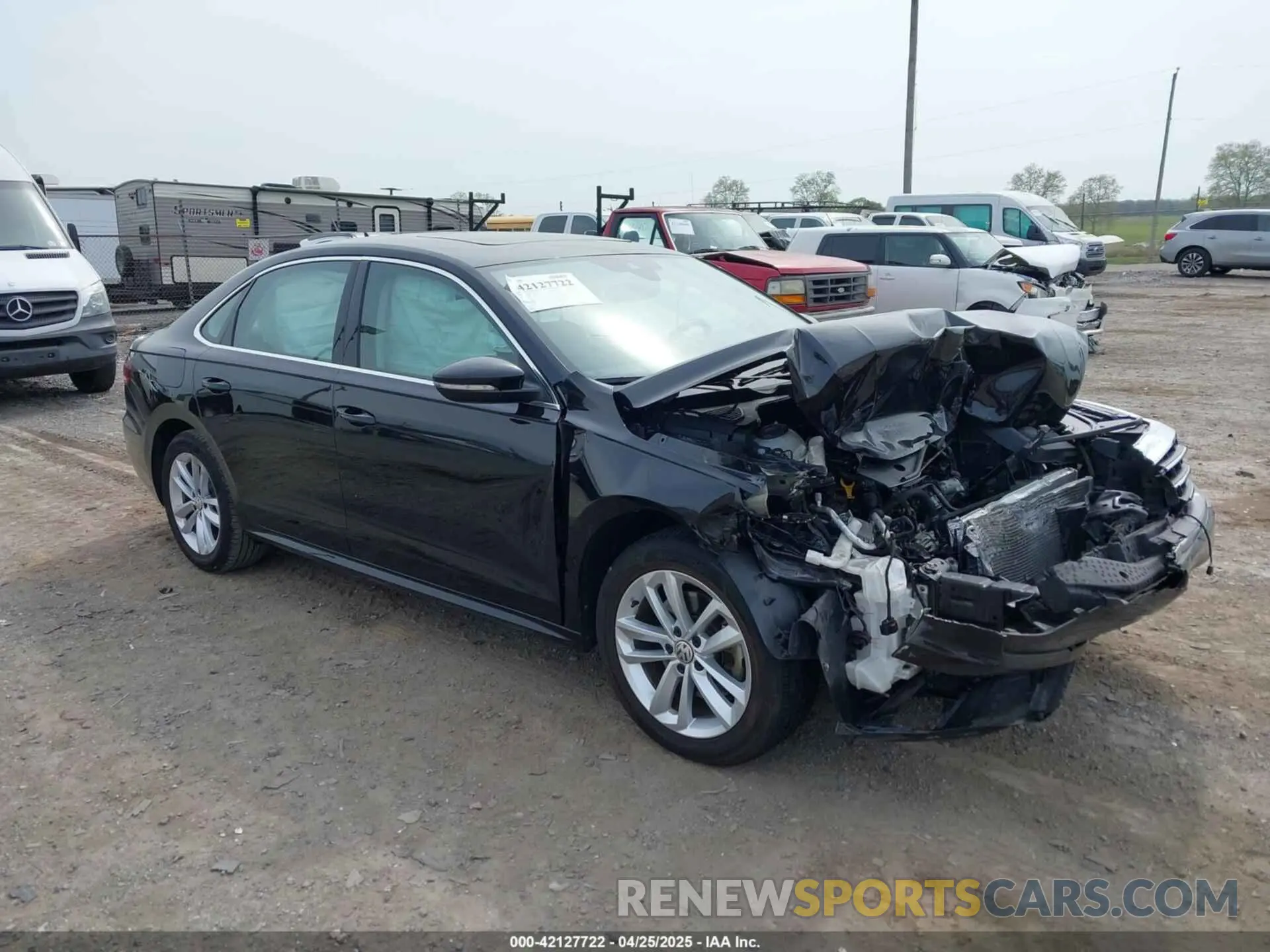 1 Photograph of a damaged car 1VWWA7A30LC013193 VOLKSWAGEN PASSAT 2020