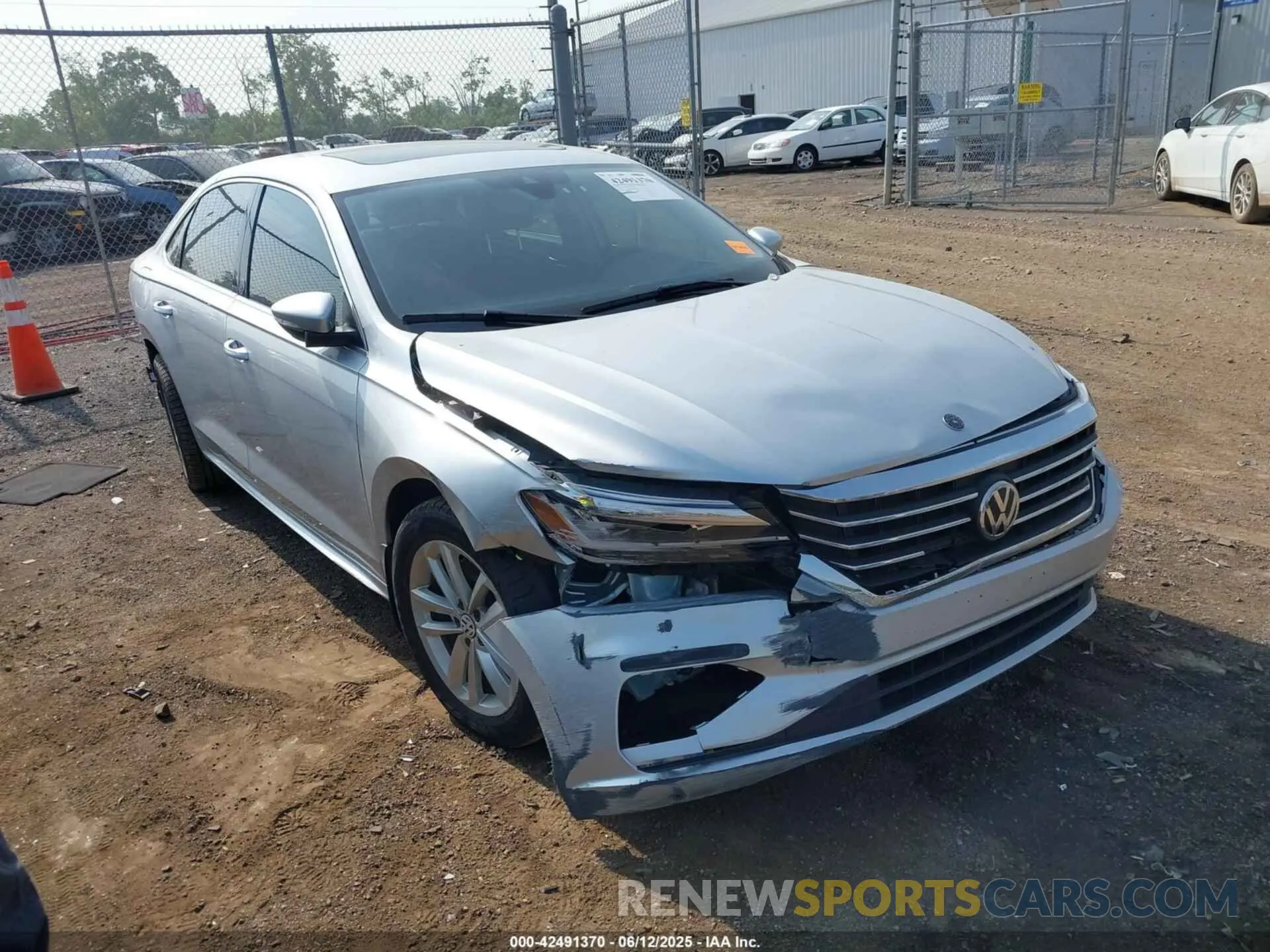 1 Photograph of a damaged car 1VWWA7A32LC012403 VOLKSWAGEN PASSAT 2020