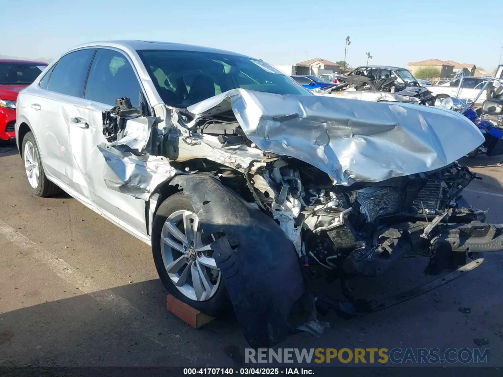 1 Photograph of a damaged car 1VWWA7A35LC024903 VOLKSWAGEN PASSAT 2020