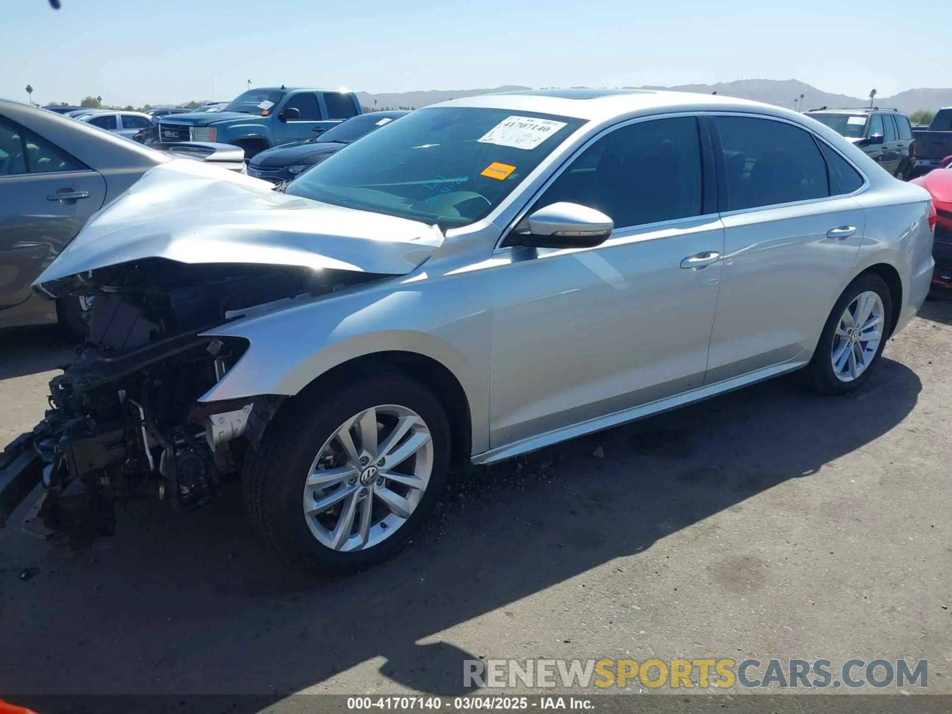 2 Photograph of a damaged car 1VWWA7A35LC024903 VOLKSWAGEN PASSAT 2020