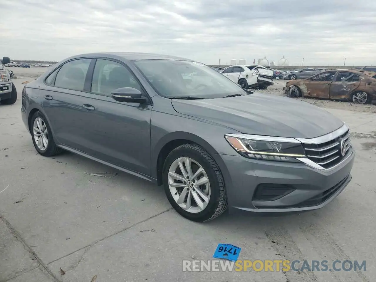 4 Photograph of a damaged car 1VWAA7A30MC013545 VOLKSWAGEN PASSAT 2021