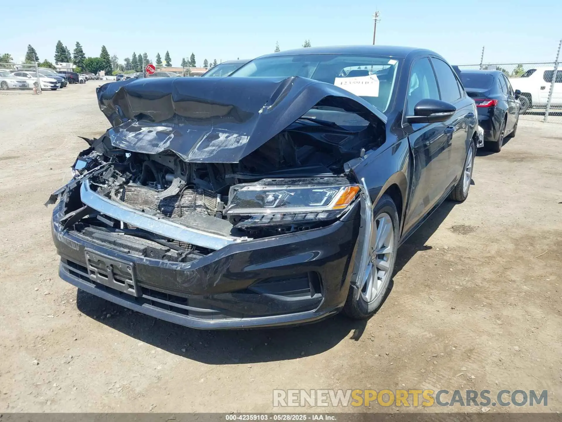 2 Photograph of a damaged car 1VWAA7A31MC005888 VOLKSWAGEN PASSAT 2021