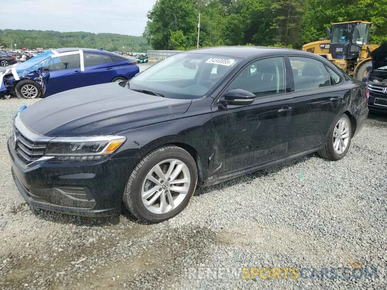 1 Photograph of a damaged car 1VWAA7A32MC013949 VOLKSWAGEN PASSAT 2021