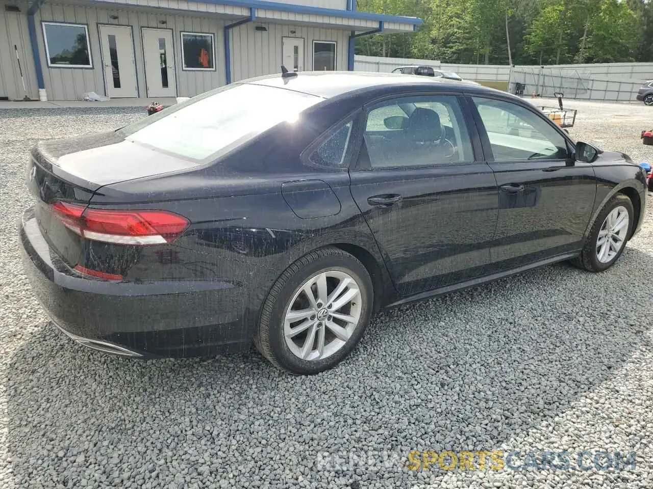 3 Photograph of a damaged car 1VWAA7A32MC013949 VOLKSWAGEN PASSAT 2021