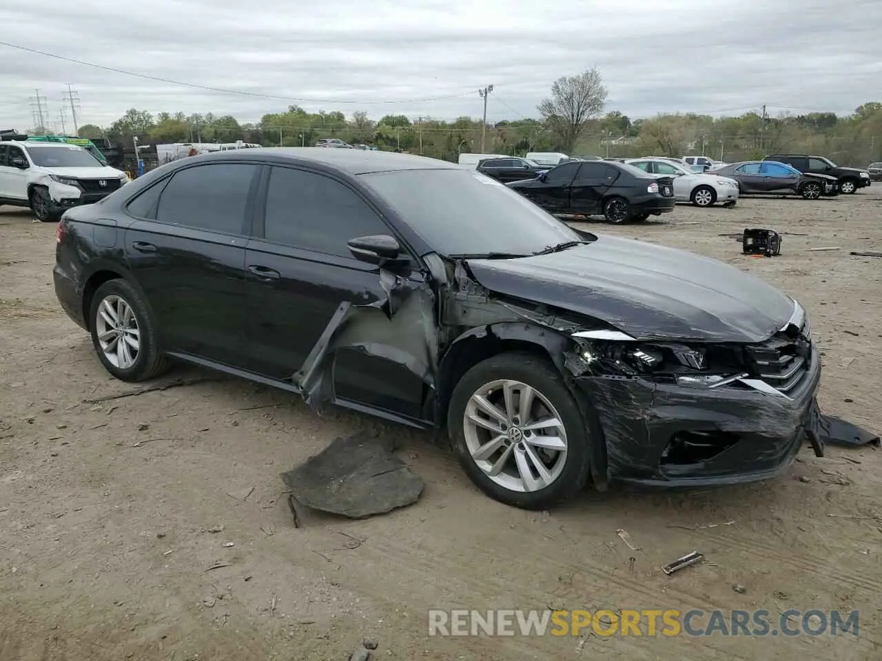 4 Photograph of a damaged car 1VWAA7A34MC011524 VOLKSWAGEN PASSAT 2021