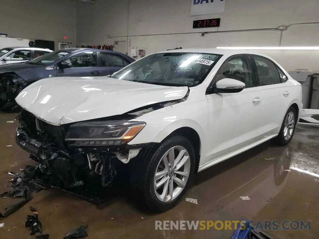 1 Photograph of a damaged car 1VWAA7A34MC013967 VOLKSWAGEN PASSAT 2021