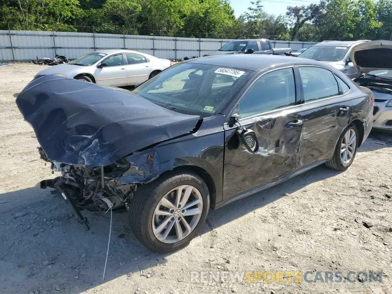 1 Photograph of a damaged car 1VWAA7A35MC013931 VOLKSWAGEN PASSAT 2021