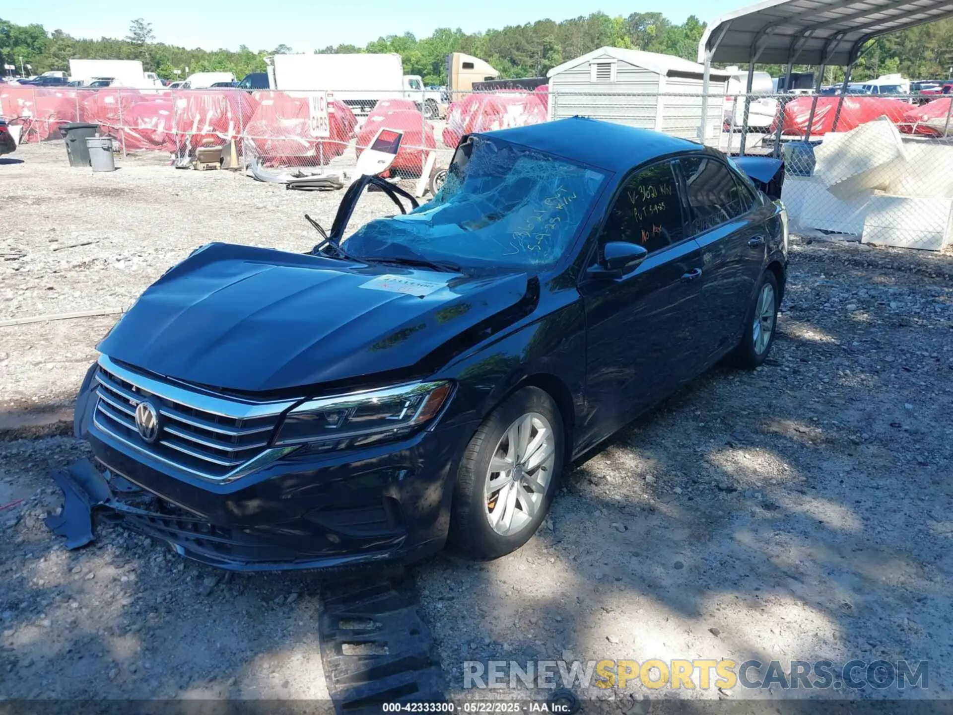 2 Photograph of a damaged car 1VWAA7A36MC003621 VOLKSWAGEN PASSAT 2021