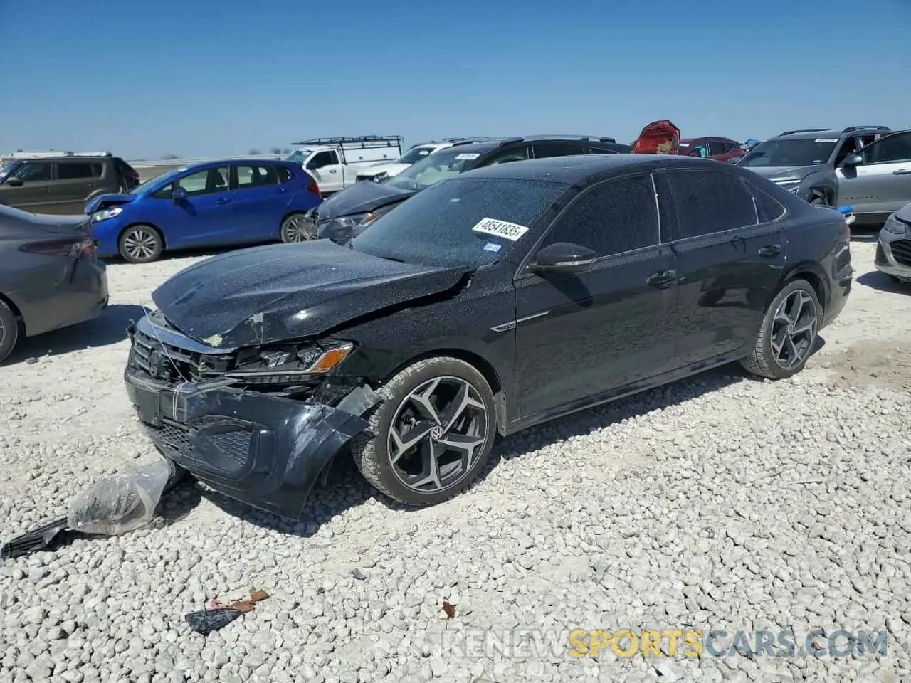 1 Photograph of a damaged car 1VWMA7A35MC016034 VOLKSWAGEN PASSAT 2021