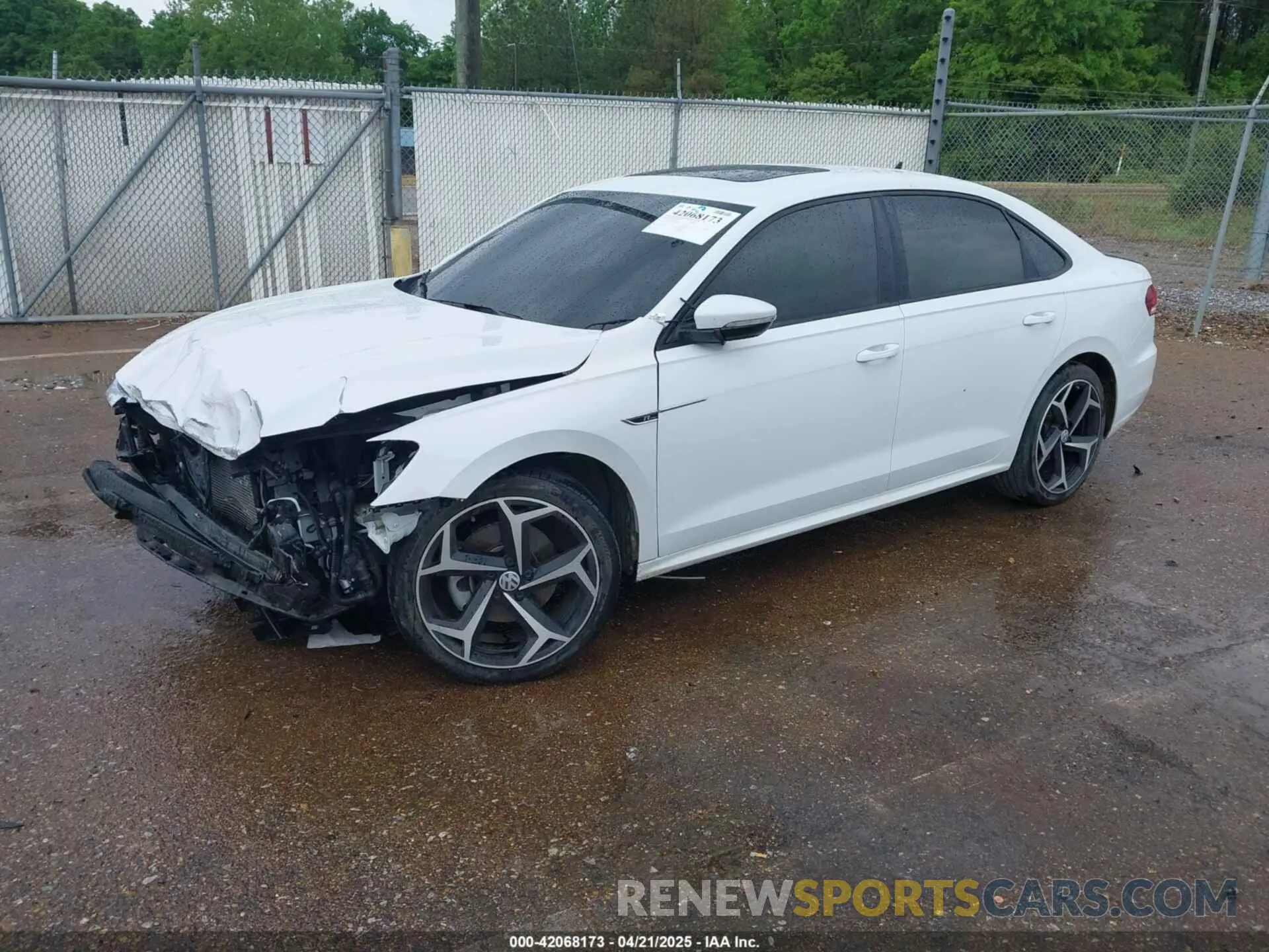 2 Photograph of a damaged car 1VWMA7A36MC014597 VOLKSWAGEN PASSAT 2021