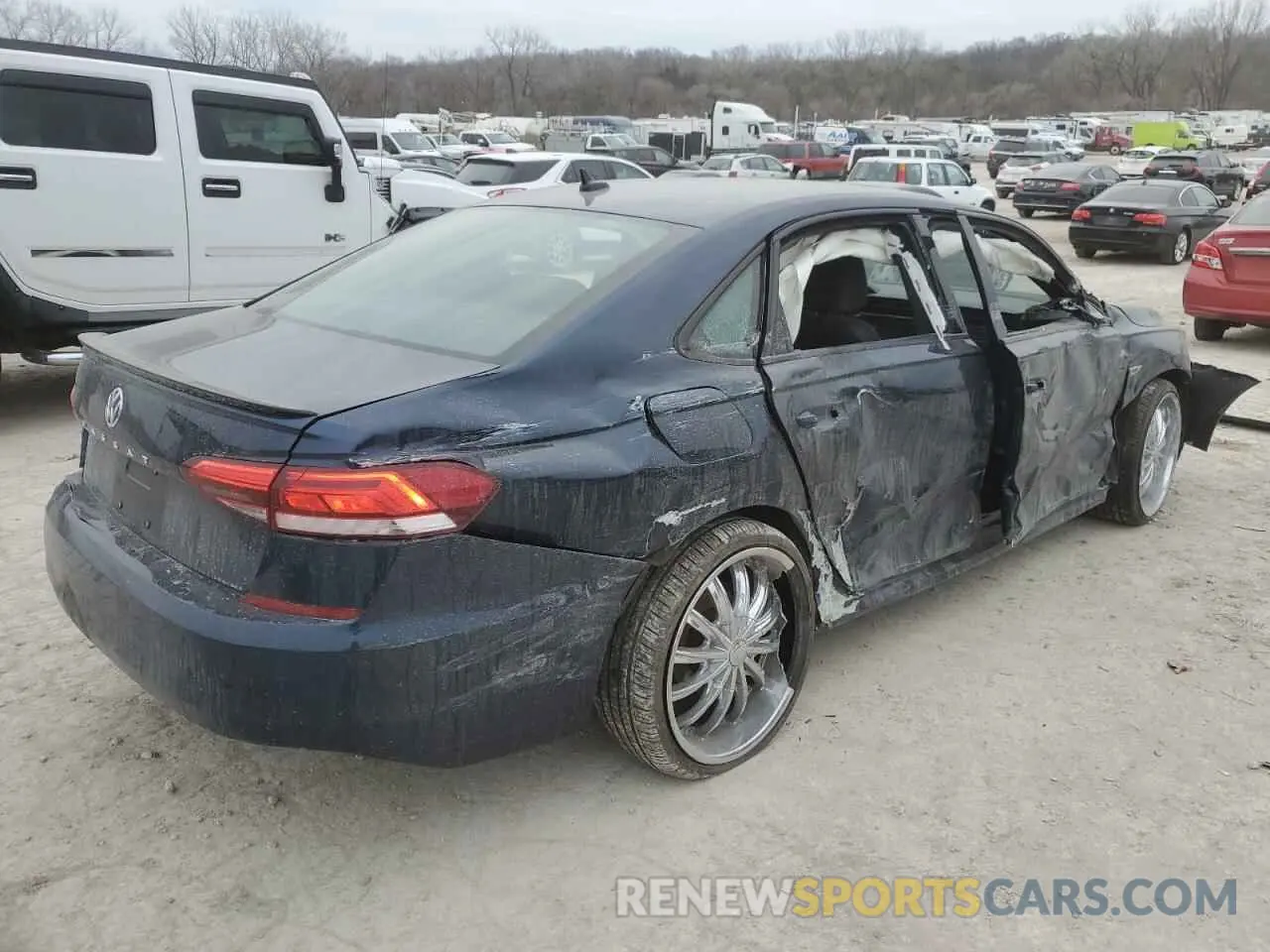 3 Photograph of a damaged car 1VWMA7A37MC007058 VOLKSWAGEN PASSAT 2021