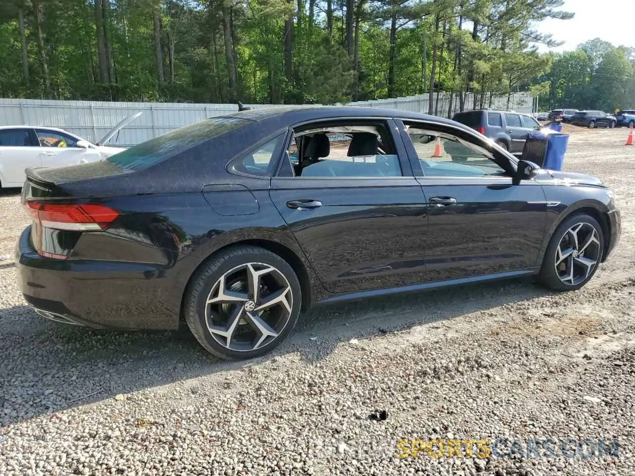 3 Photograph of a damaged car 1VWMA7A3XMC014697 VOLKSWAGEN PASSAT 2021