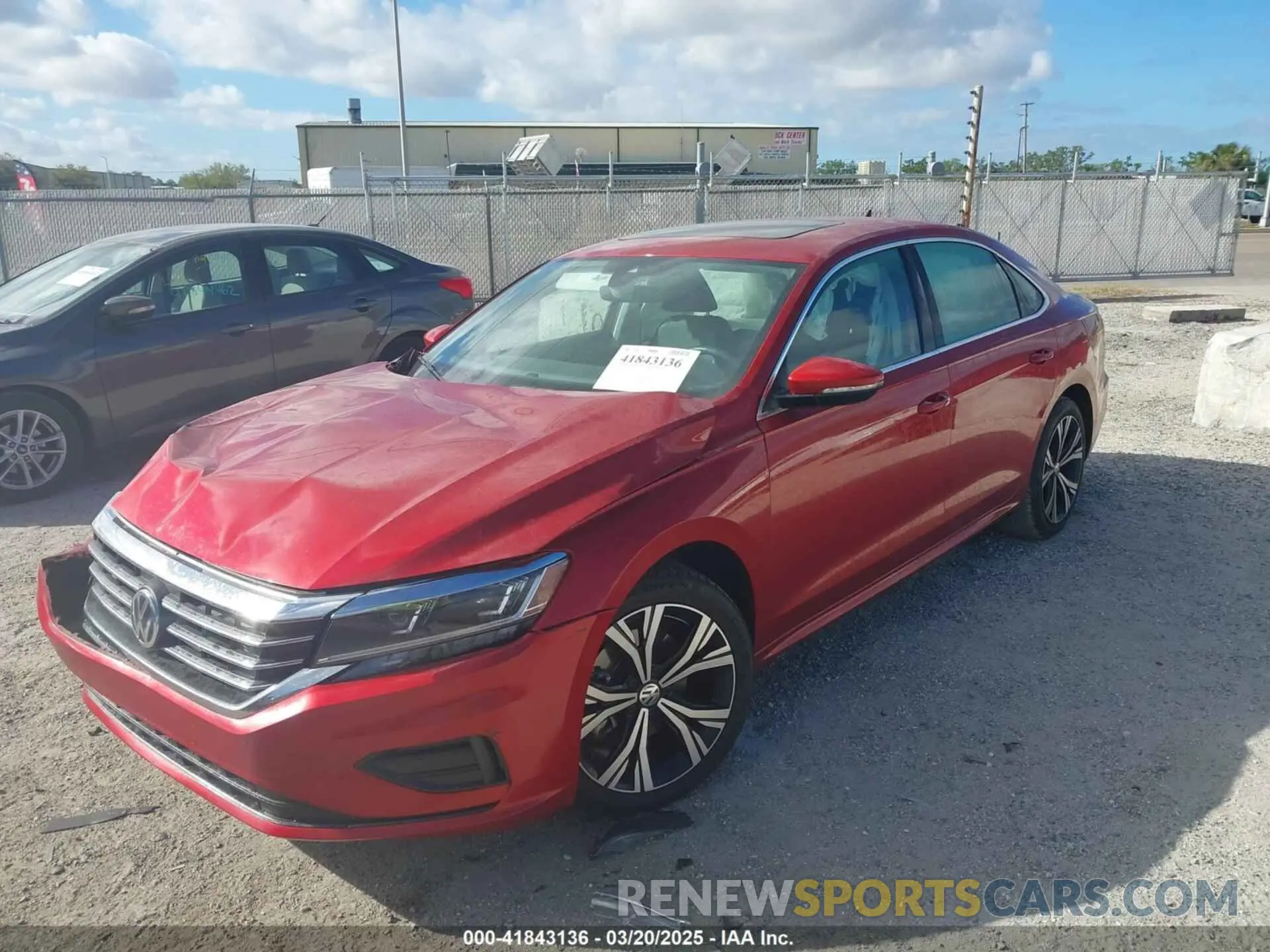 2 Photograph of a damaged car 1VWSA7A30MC007748 VOLKSWAGEN PASSAT 2021