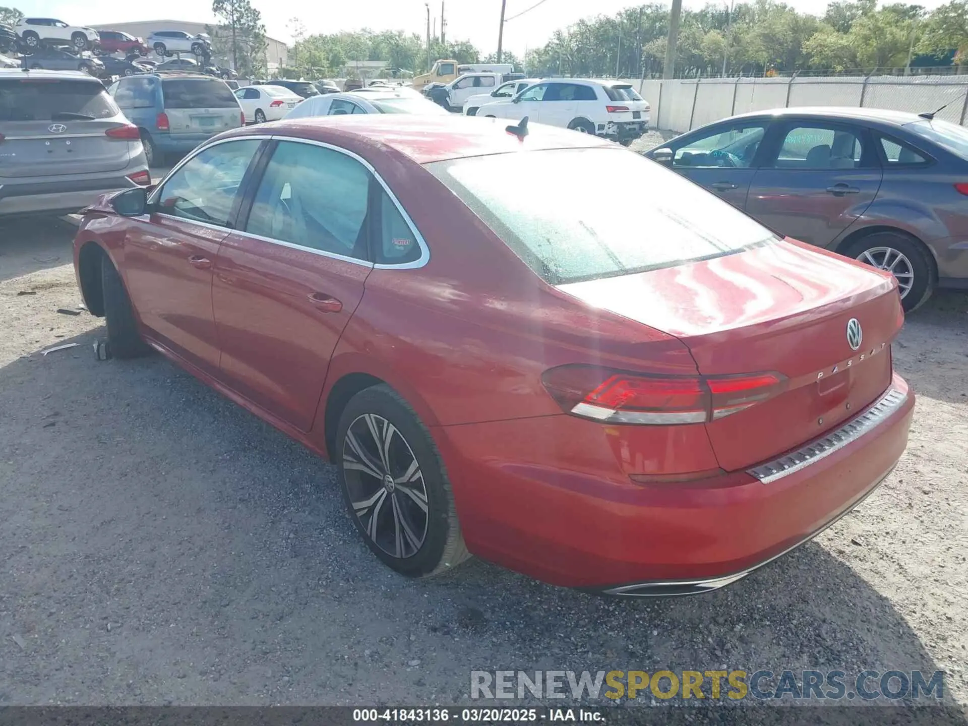 3 Photograph of a damaged car 1VWSA7A30MC007748 VOLKSWAGEN PASSAT 2021