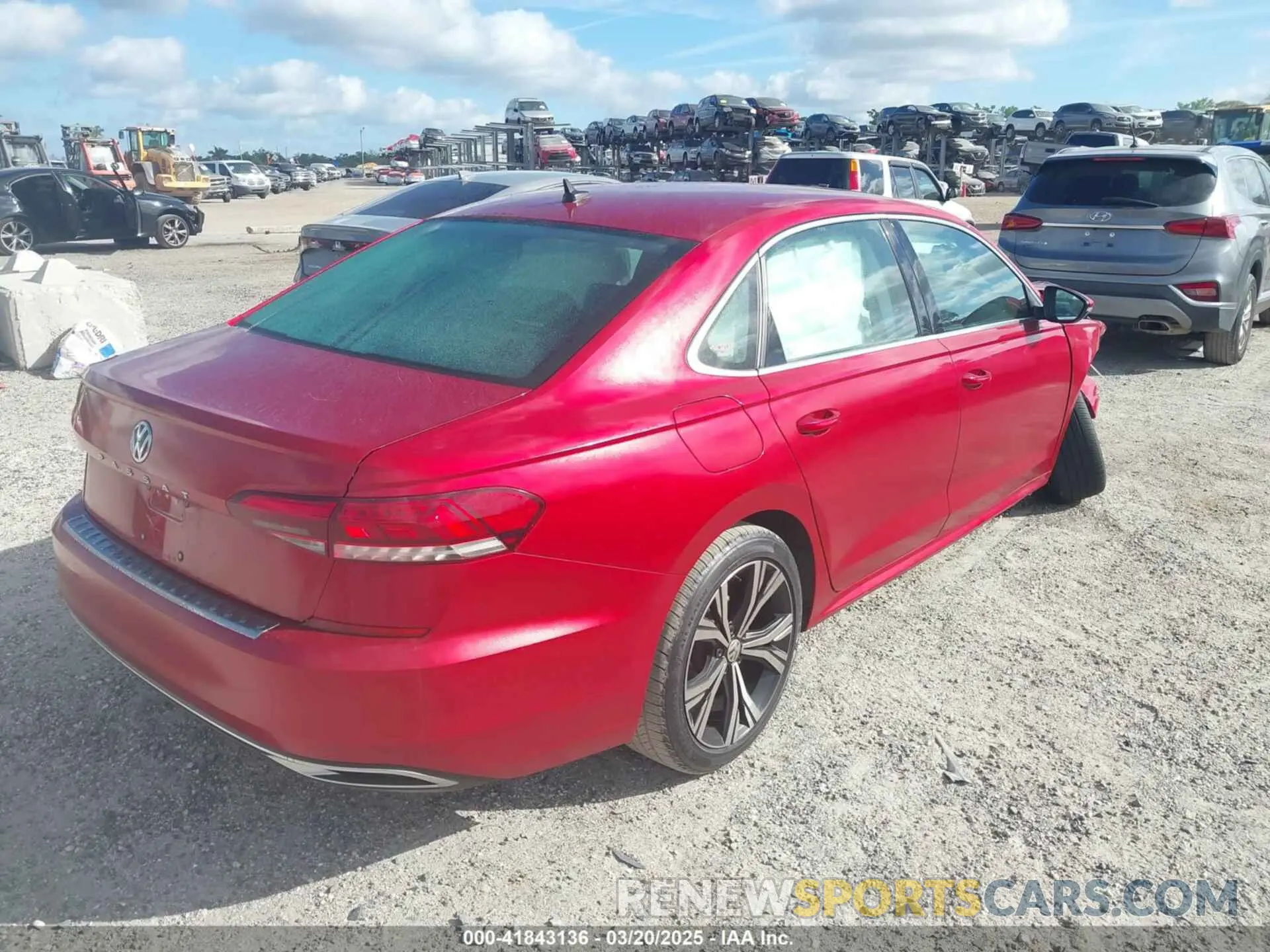 4 Photograph of a damaged car 1VWSA7A30MC007748 VOLKSWAGEN PASSAT 2021