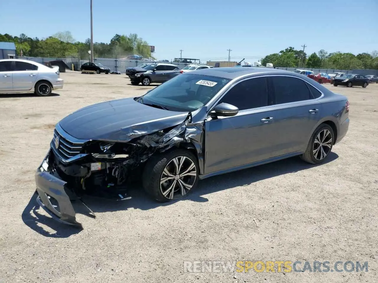 1 Photograph of a damaged car 1VWSA7A31MC015390 VOLKSWAGEN PASSAT 2021