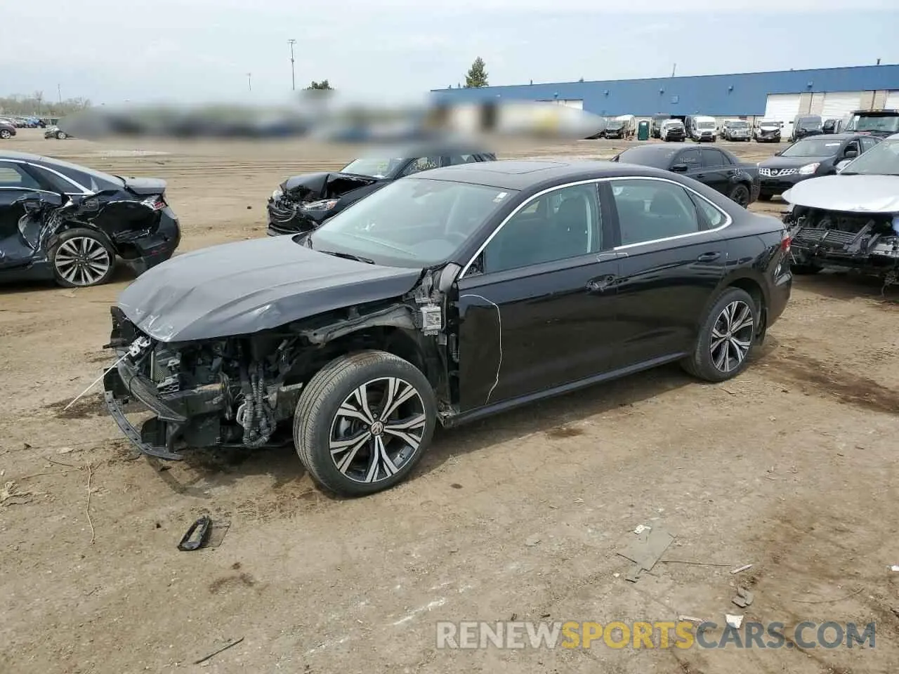 1 Photograph of a damaged car 1VWSA7A31MC016376 VOLKSWAGEN PASSAT 2021