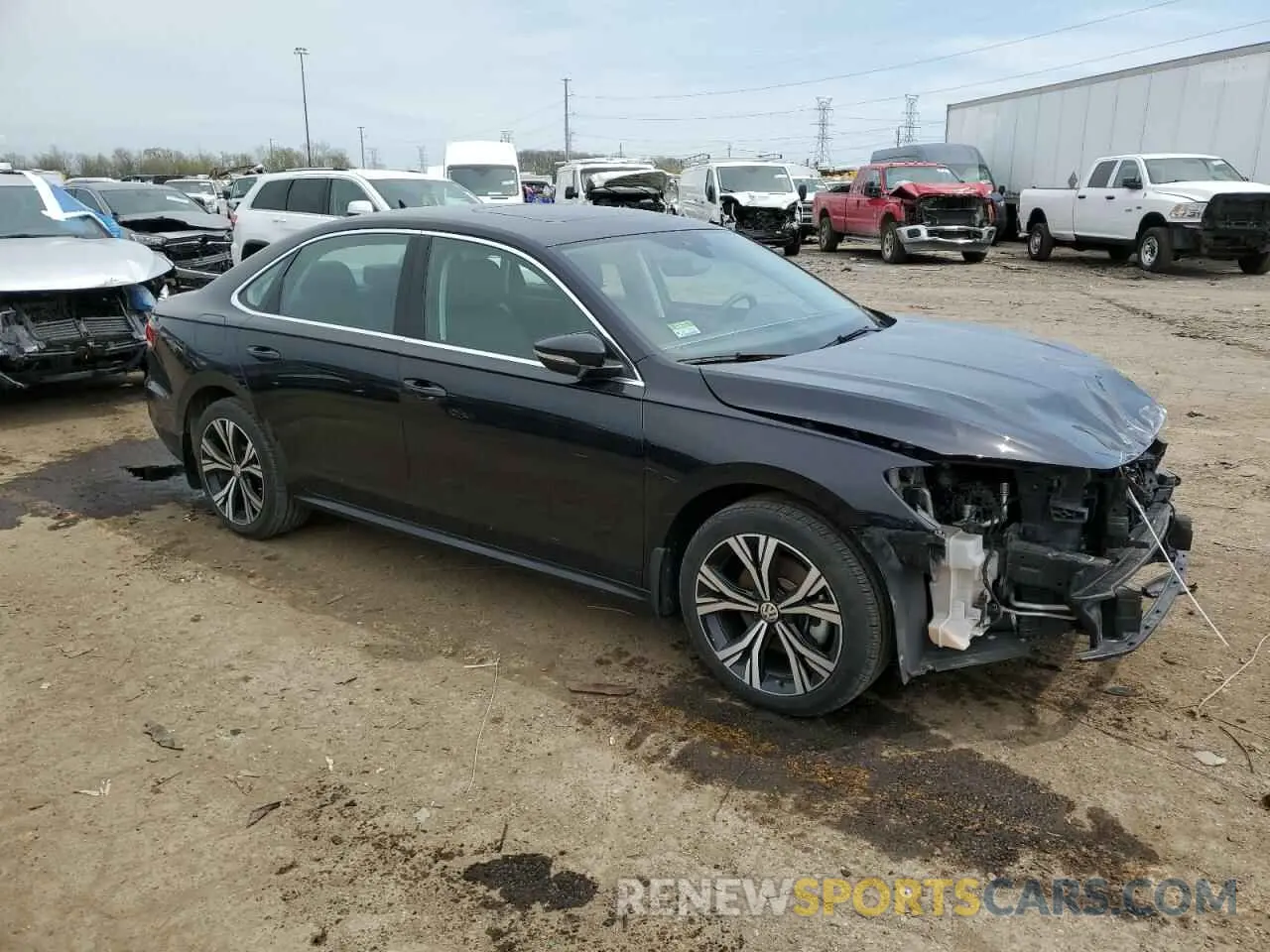 4 Photograph of a damaged car 1VWSA7A31MC016376 VOLKSWAGEN PASSAT 2021