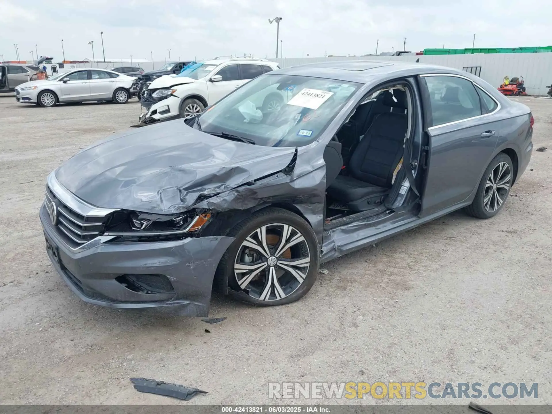 2 Photograph of a damaged car 1VWSA7A31MC017107 VOLKSWAGEN PASSAT 2021
