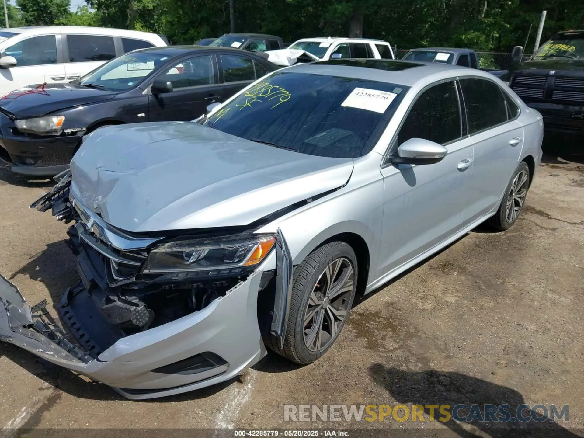 2 Photograph of a damaged car 1VWSA7A32MC002440 VOLKSWAGEN PASSAT 2021