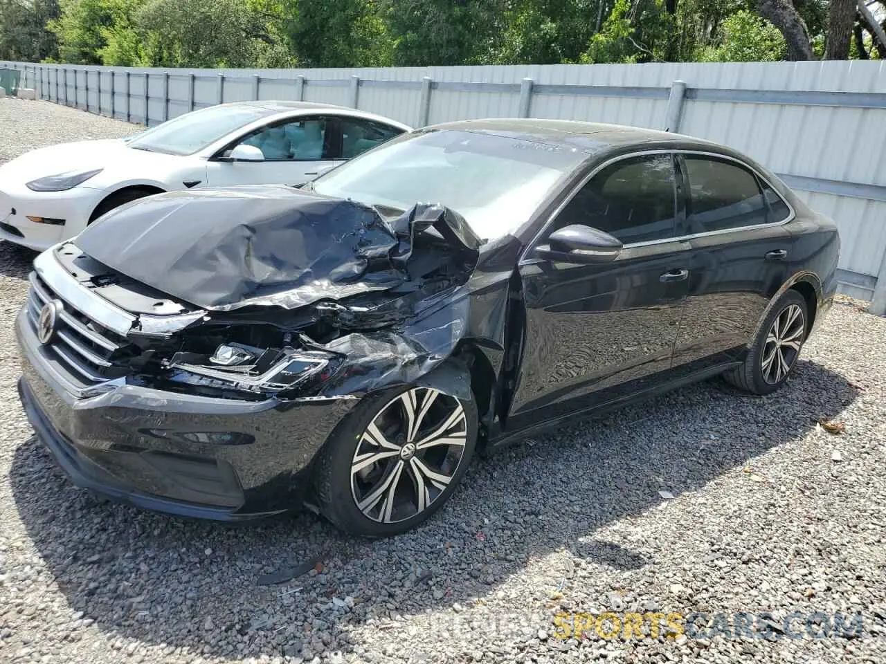 1 Photograph of a damaged car 1VWSA7A32MC004771 VOLKSWAGEN PASSAT 2021