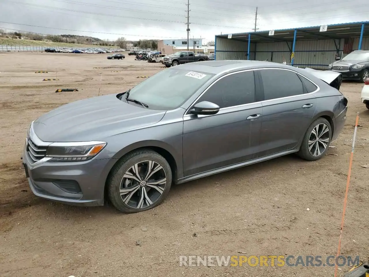 1 Photograph of a damaged car 1VWSA7A33MC015066 VOLKSWAGEN PASSAT 2021