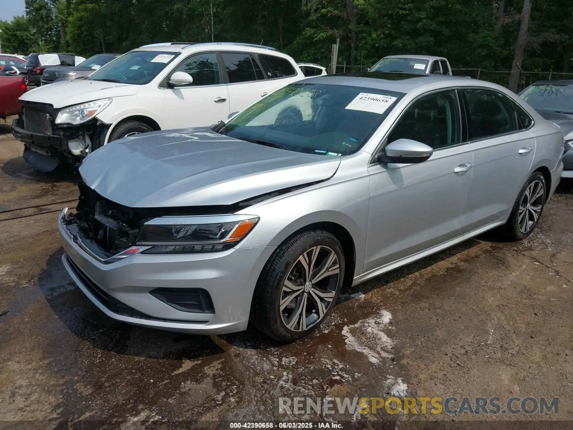 2 Photograph of a damaged car 1VWSA7A34MC000320 VOLKSWAGEN PASSAT 2021