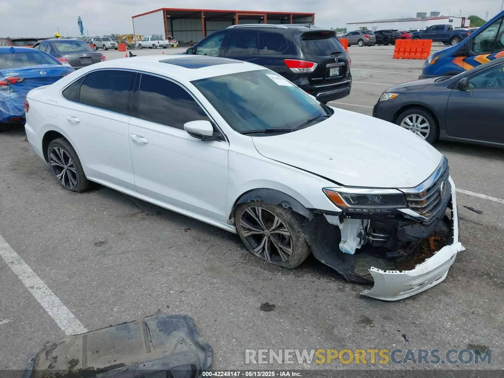 1 Photograph of a damaged car 1VWSA7A34MC000933 VOLKSWAGEN PASSAT 2021