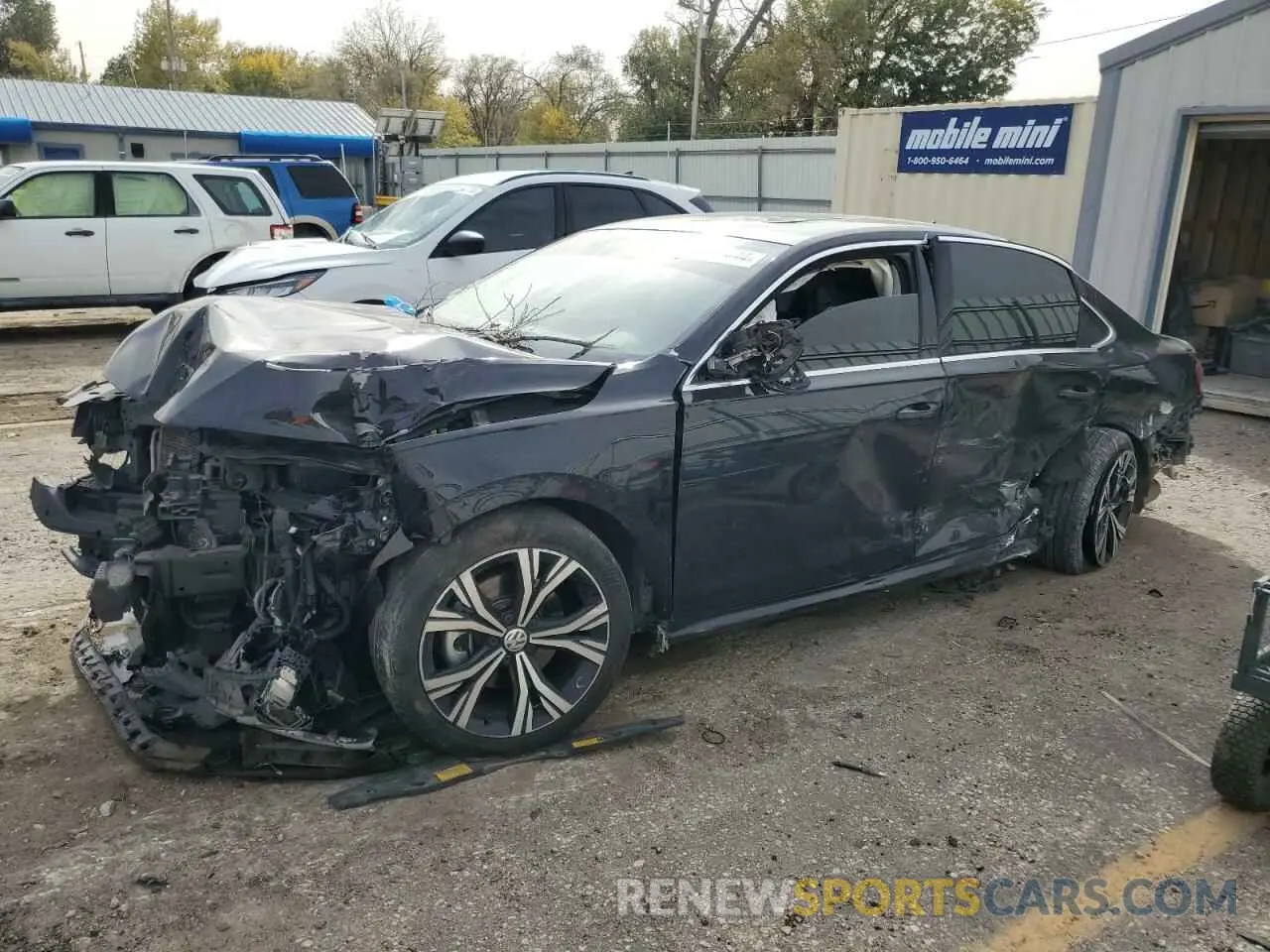 1 Photograph of a damaged car 1VWSA7A34MC010796 VOLKSWAGEN PASSAT 2021
