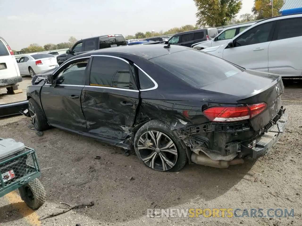 2 Photograph of a damaged car 1VWSA7A34MC010796 VOLKSWAGEN PASSAT 2021