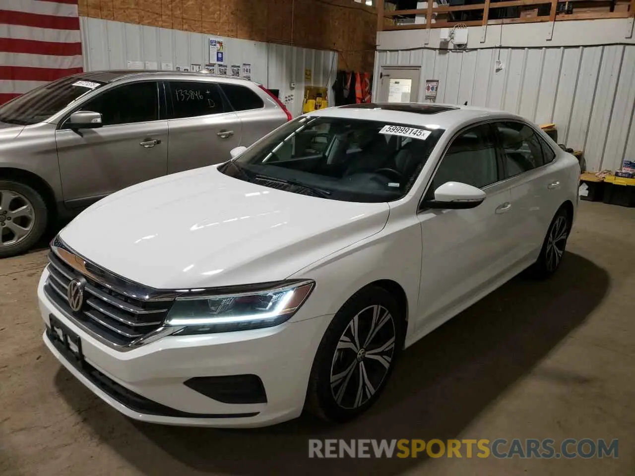 1 Photograph of a damaged car 1VWSA7A34MC011690 VOLKSWAGEN PASSAT 2021